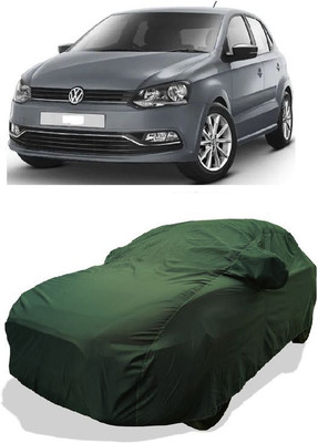 QLAX Car Cover For Maruti Polo 1.5 TDI Trendline (With Mirror Pockets)(Green)