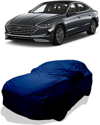 Coxtor Car Cover For Hyundai Sonata (With Mirror Pockets)(Blue)