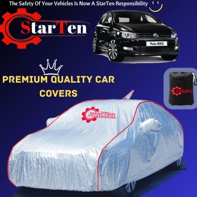 STARTEN Car Cover For Volkswagen Polo Split (With Mirror Pockets)(Grey, For 2014, 2015, 2016, 2017, 2018, 2019, 2020, 2021, 2022, 2023, NA Models)