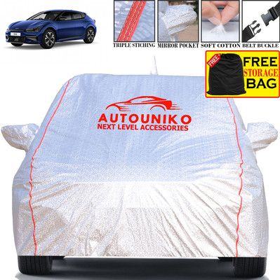 autouniko Car Cover For Kia EV6, EV6 (With Mirror Pockets)(Silver)