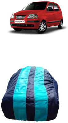ATBROTHERS Car Cover For Hyundai Santro GLS I Euro I (Without Mirror Pockets)(Blue, Multicolor)