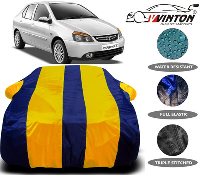 V VINTON Car Cover For Tata Indigo eCS (With Mirror Pockets)(Multicolor)