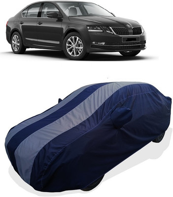 Coxtor Car Cover For Skoda Octavia Ambition 2.0 TDI AT (With Mirror Pockets)(Grey)