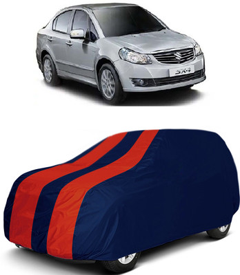 MoTRoX Car Cover For Maruti Suzuki SX4 (Without Mirror Pockets)(Red, Blue)