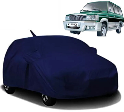 Swarish Car Cover For Toyota Qualis (With Mirror Pockets)(Blue)