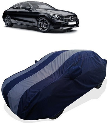 QLAX Car Cover For Maruti C-Class C200 (With Mirror Pockets)(Grey)