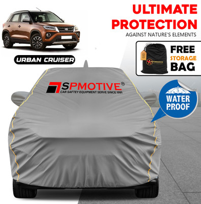 SPMOTIVE Car Cover For Toyota Urban Cruiser (With Mirror Pockets)(Grey)