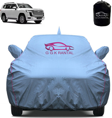 G G K RANTAL Car Cover For Toyota Land Cruiser (With Mirror Pockets)(Grey)