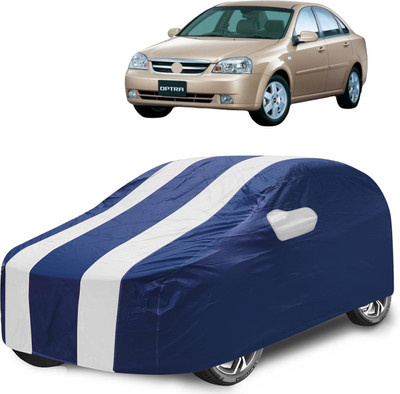 Caronix Car Cover For Chevrolet Optra (With Mirror Pockets)(White)