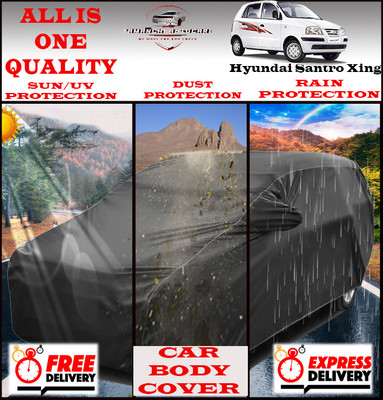 Tamanchi Autocare Car Cover For Hyundai Santro Xing(Grey)