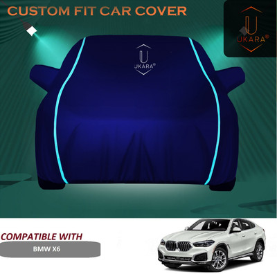 Ukara Car Cover For BMW X6 (With Mirror Pockets)(Blue)