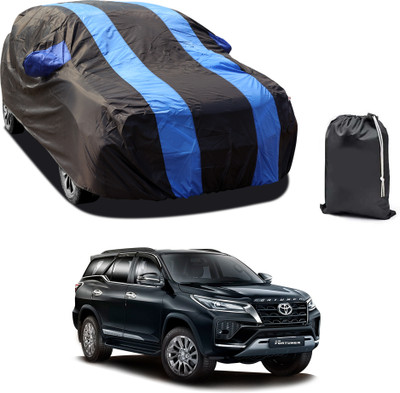 PAGORA Car Cover For Toyota Fortuner (With Mirror Pockets)(Blue)
