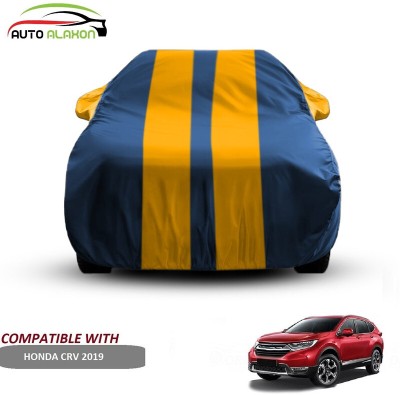 AUTO ALAXON Car Cover For Honda CR-V (With Mirror Pockets)(Blue, Yellow, For 2019 Models)