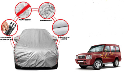 Auto Oprema Car Cover For Tata Sumo Gold (With Mirror Pockets)(Silver)