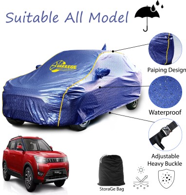 GARREGE Car Cover For Mahindra XUV 300 (With Mirror Pockets)(Blue, For 2018, 2019, 2020, 2021, 2022, 2023, 2023 Models)