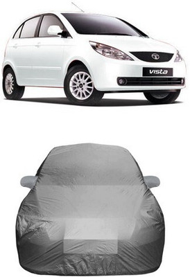 MSR STORE Car Cover For Tata Indica Vista (With Mirror Pockets)(Grey)