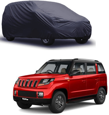 ROYAL AUTO MART Car Cover For Mahindra TUV300 (Without Mirror Pockets)(Grey)