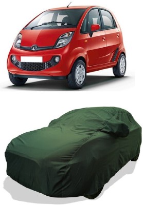 Coxtor Car Cover For Tata Nano XT (With Mirror Pockets)(Green)