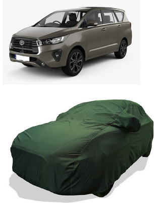 Coxtor Car Cover For Toyota Innova Crysta Facelift (With Mirror Pockets)(Green)