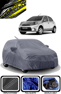 FRONCH Car Cover For Nissan Micra 1.5L (With Mirror Pockets)(Grey)