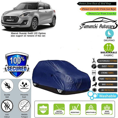 Tamanchi Autocare Car Cover For Maruti Suzuki Swift LXI Option(Blue)