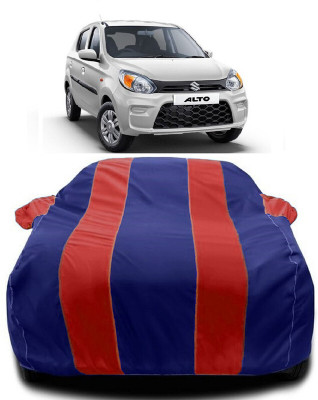 Autoprime Car Cover For Maruti 800 Std BSII (With Mirror Pockets)(Red, Blue)