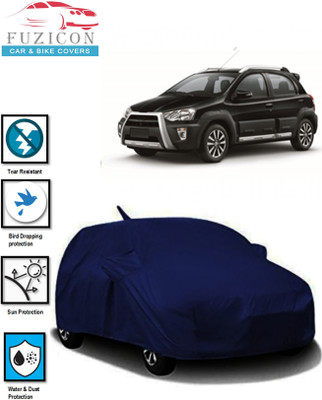 FUZICON Car Cover For Toyota Etios Cross(Blue)
