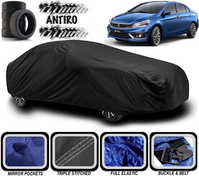 ANTIRO Car Cover For Maruti Suzuki Ciaz (With Mirror Pockets)(Multicolor)