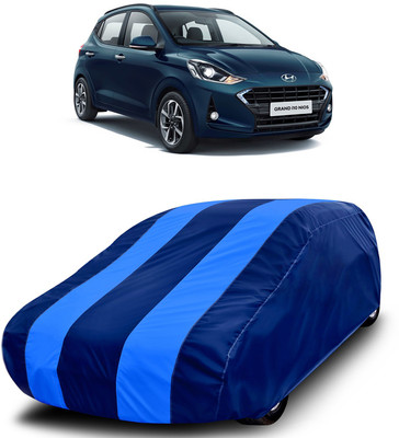 MoTRoX Car Cover For Hyundai Grand i10 Nios (Without Mirror Pockets)(Blue, Blue)