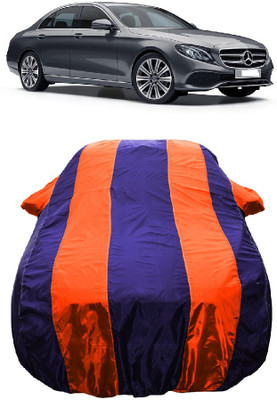 Wegather Car Cover For Mercedes Benz E-Class E 220 Klasse (With Mirror Pockets)(Orange)