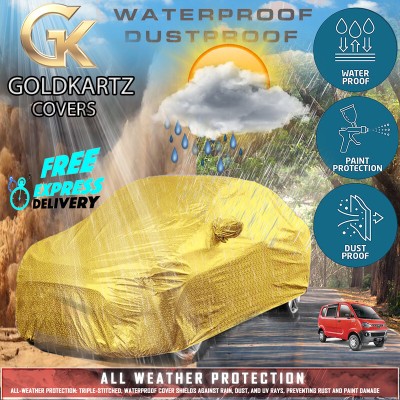 GOLDKARTZ Car Cover For Mahindra Jeeto (With Mirror Pockets)(Gold)