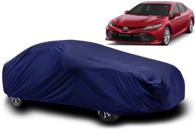AXLOZ Car Cover For Toyota Camry (With Mirror Pockets)(Blue)