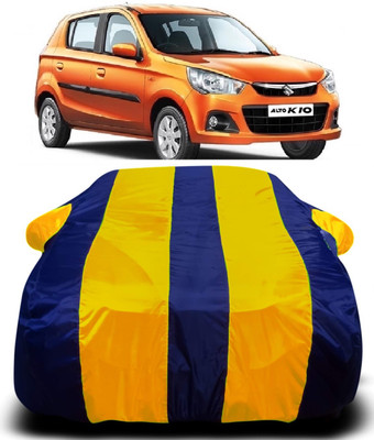 MAVENS Car Cover For Maruti Suzuki Alto K10 (With Mirror Pockets)(Multicolor)