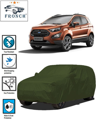 FRONCH Car Cover For Ford Ecosport (With Mirror Pockets)(Green)