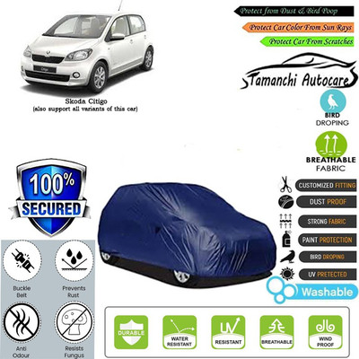 Tamanchi Autocare Car Cover For Skoda Universal For Car(Blue)
