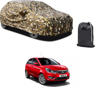 PAGORA Car Cover For Tata Bolt (With Mirror Pockets)(Yellow, For 2019, 2020, 2021, 2022, 2023 Models)
