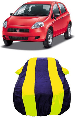 Wegather Car Cover For Fiat Punto Pure 1.3L Advanced Multi-Jet (With Mirror Pockets)(Yellow)