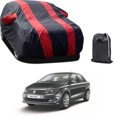 PAGORA Car Cover For Volkswagen Vento (With Mirror Pockets)(Red, For 2019, 2020, 2021, 2022, 2023 Models)