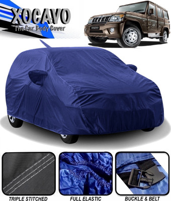 XOCAVO Car Cover For Mahindra Bolero (With Mirror Pockets)(Blue)