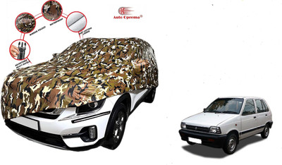 Auto Oprema Car Cover For Maruti Suzuki 800 (With Mirror Pockets)(Green)