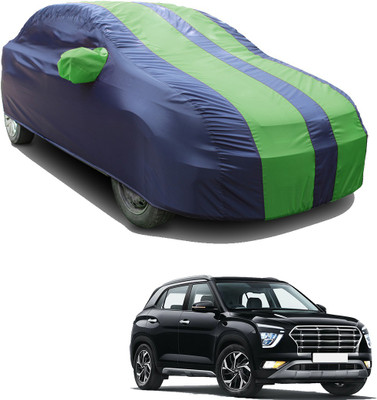 SS FOR YOUR SMART NEEDS Car Cover For Hyundai Creta (With Mirror Pockets)(Green, Blue, For 2020 Models)