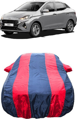 Wegather Car Cover For Hyundai Aura S Diesel(Red)
