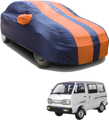 SS FOR YOUR SMART NEEDS Car Cover For Maruti Omni (With Mirror Pockets)(Orange, Blue)