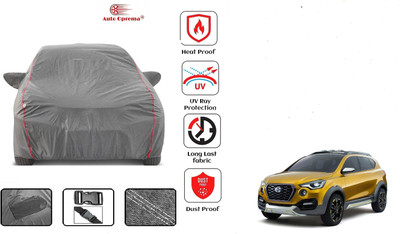 Auto Oprema Car Cover For Datsun Go-Cross (With Mirror Pockets)(Grey)