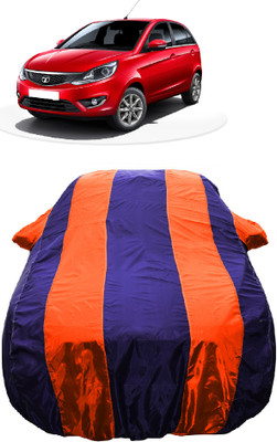 Wegather Car Cover For Tata Bolt Revotron XE Petrol (With Mirror Pockets)(Orange)