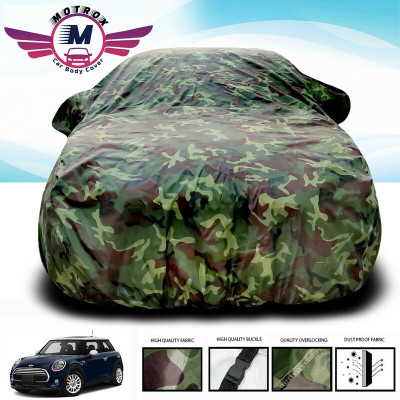 MoTRoX Car Cover For Mini Cooper (Without Mirror Pockets)(Green)