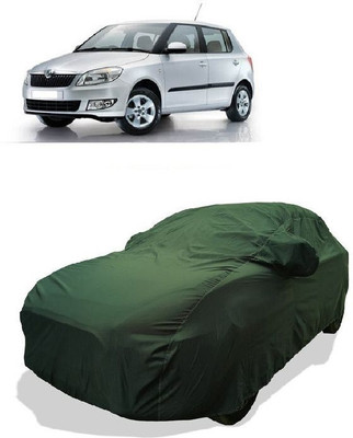 QLAX Car Cover For Maruti Fabia Elegance 1.2 TDI (With Mirror Pockets)(Green)