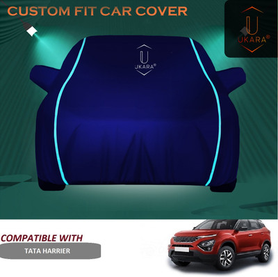 Ukara Car Cover For Tata Harrier (With Mirror Pockets)(Blue)