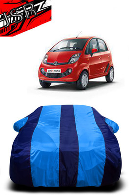 J S R Car Cover For Tata Nano Genx (With Mirror Pockets)(Blue)
