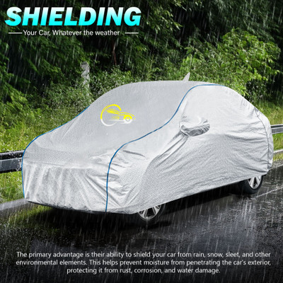 APNEK Car Cover For Tata Hexa, Hexa XE, Hexa XM (With Mirror Pockets)(Silver)